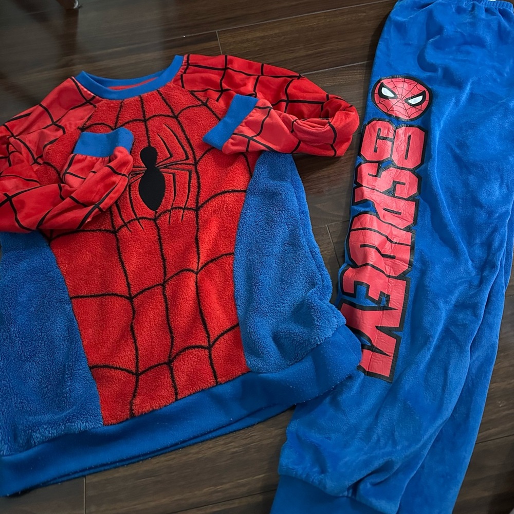 Disney Red and Blue Spider-Man Kids Matching Set